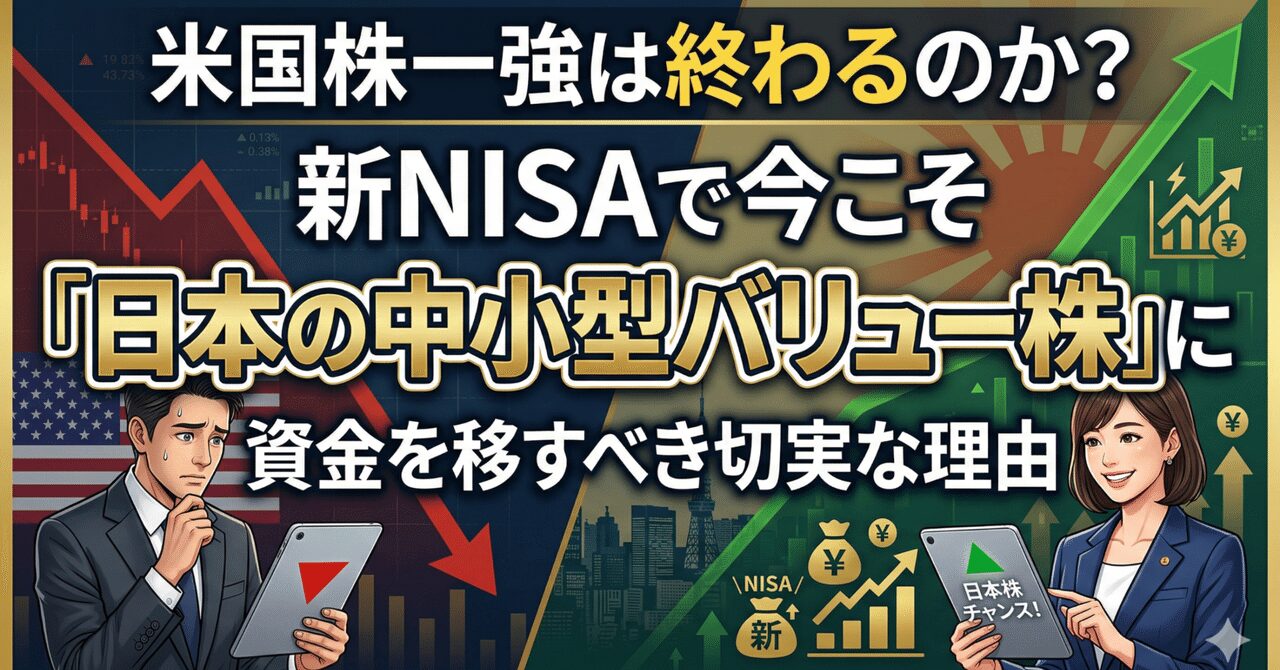 米国株一強は終わるのか？新NISAで今こそ「日本の中小型バリュー株」に資金を移すべき切実な理由